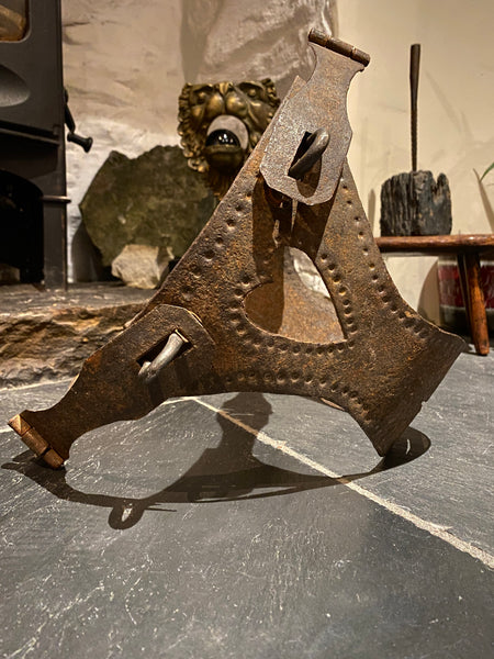 Rare Antique 19th Century Riveted Metal Chastity Belt - Source Vintage