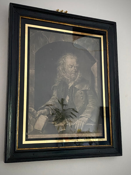 Rare Pairing Of 18th Century Portrait Of Thomas Gent (1693–1778) & Original Copy Of Of His Book, ‘The History of Rippon (1777)’