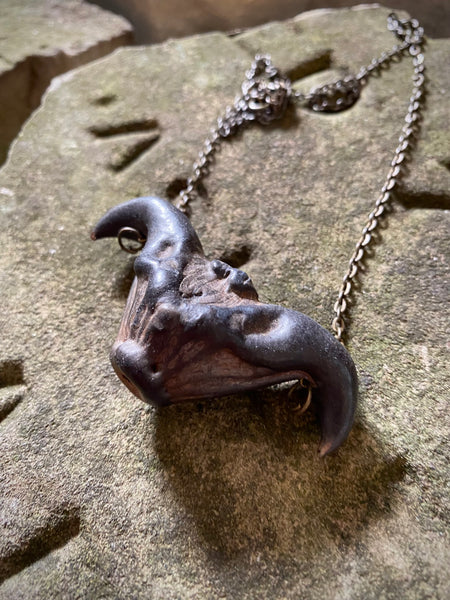 Vintage Protective Devil Pod Amulet