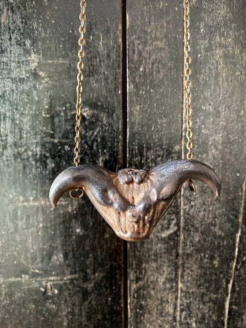 Vintage Protective Devil Pod Amulet