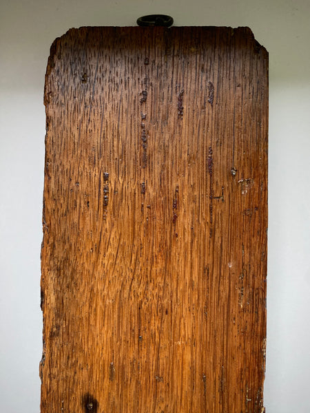 Rare Antique 16th Century Oak Carving Of Justice Dated 1581
