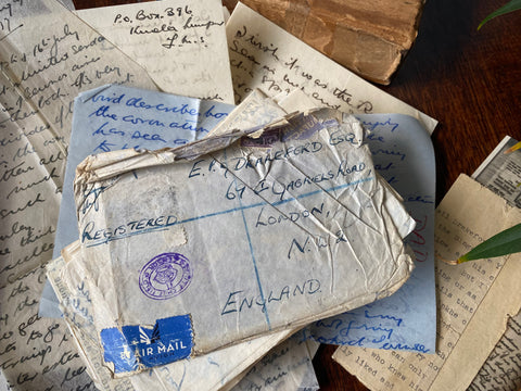 Collection Of Vintage World War 2 Letters Written & Sent Home By A Lieutenant Basil Drakeford