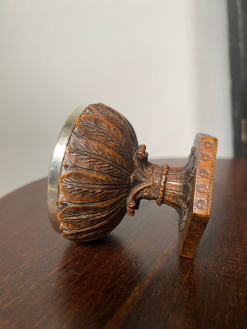Antique 19th Century Grand Tour Carved Miniature Treen Tazza In The Renaissance Style