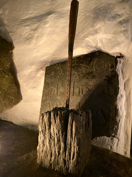 Antique 18th Century Primitive Gnarly Candle Holder - Source Vintage