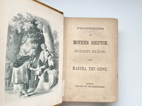 Scarce Antique Prophecies Of Mother Shipton, Robert Nixon & Martha The Gipsy Book 1866 - Source Vintage