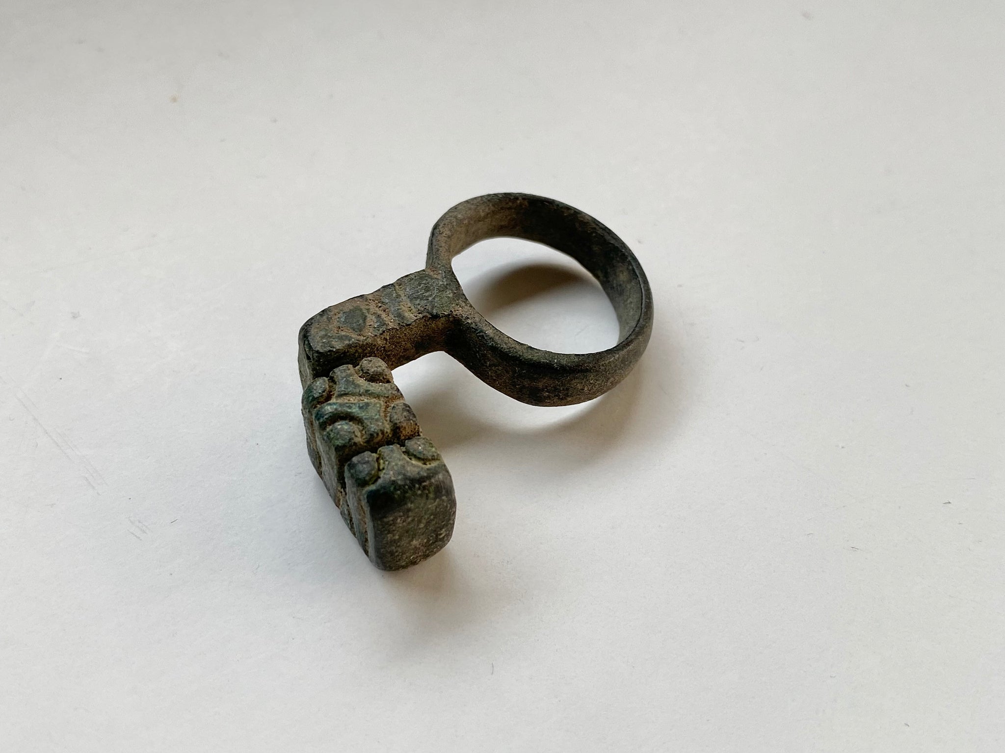 A Roman Ladies Bronze Key Ring - Source Vintage