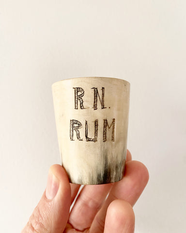Rare Royal Navy Rum Ration Tot c.1800 - Source Vintage
