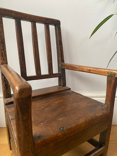 Charming Little Antique 19th Century Welsh Childs’s Chair