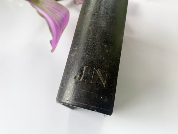 Antique Victorian Carved Welsh Slate Book Initialled & Dated 1862 - Source Vintage