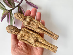 Pair Of Early 20th Century Nariphon Tree Folk Art Amulets - Source Vintage