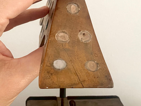 Rare Unusual Antique Scratch Built Folk Art Wind-Up Bird Scarer - Source Vintage