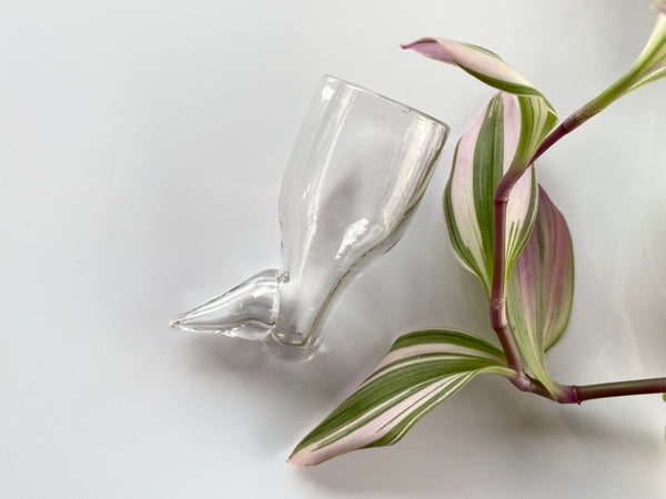 Antique Georgian Glass Stirrup Cup In The Form Of A Boot c.1770 - Source Vintage