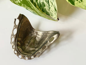 Rare Antique Victorian Sterling Silver Top Denture Mouth Piece Curio - Source Vintage