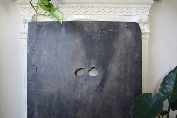 Antique Curiosity Slate Peephole Panel From Woodhall Estate Monastery Yorkshire - Source Vintage