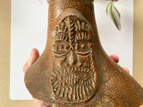 A 16th-17th Century Bellamine Jug Or Witches Bottle Fragment - Source Vintage