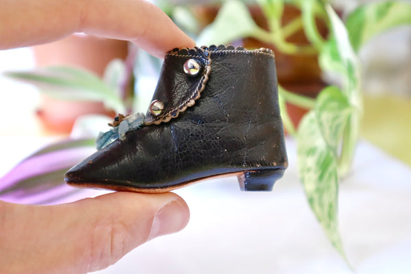 Rare 19th Century Miniature Shoe, Apprentice Cordwainer Piece - Source Vintage